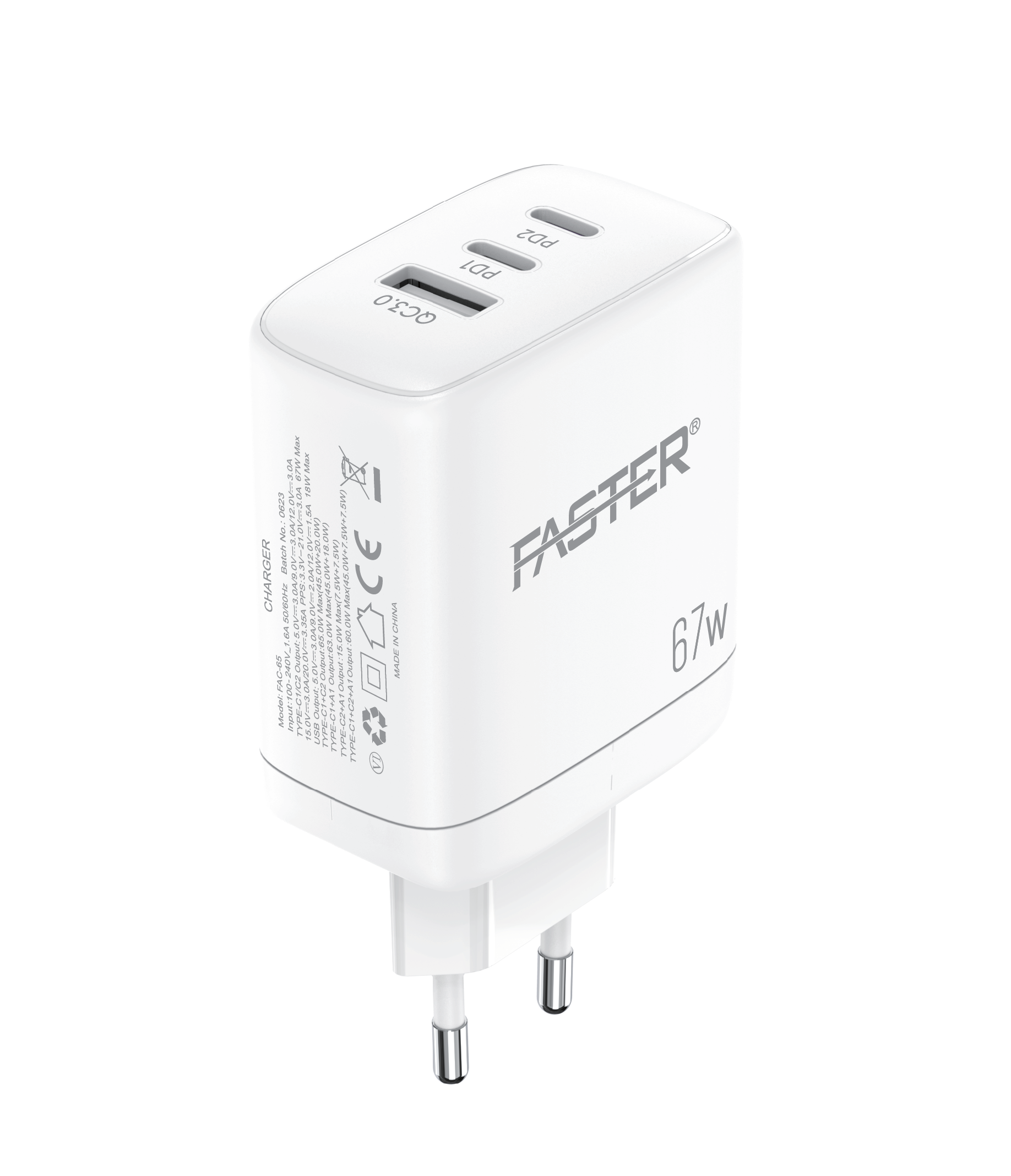 FASTER PD-67W Fast Charger