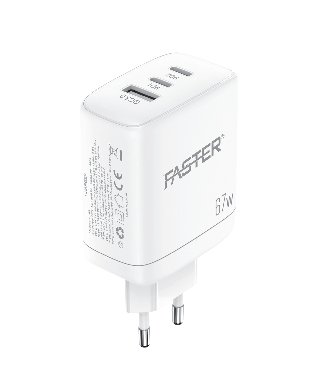 FASTER PD-67W Fast Charger