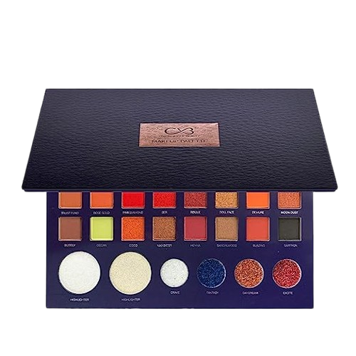 CVB 38 COLORS + HIGHLIGHTER PALATTE MAKUP PALETTE-C78