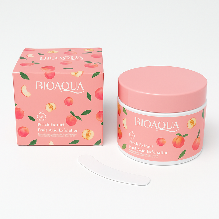 BIOAQUA Peach Extract Fruit Acid Exfoliating Gel – Deep Cleansing & Skin Softening Scrub